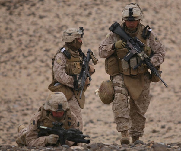 Soldiers wearing Gore gear