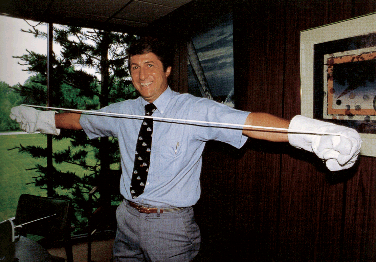 Bob Gore stretching ePTFE
