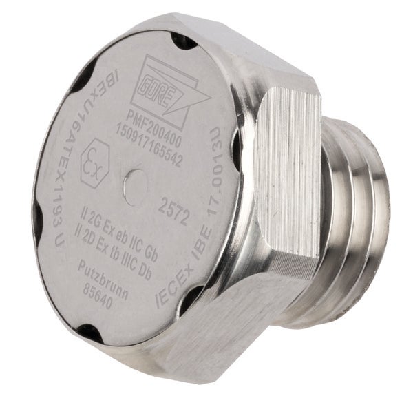 GORE® PolyVent Ex+ aggiunge ai dispositivi di protezione e sfiato la certificazione antiesplosione in conformità a IECEx e ATEX