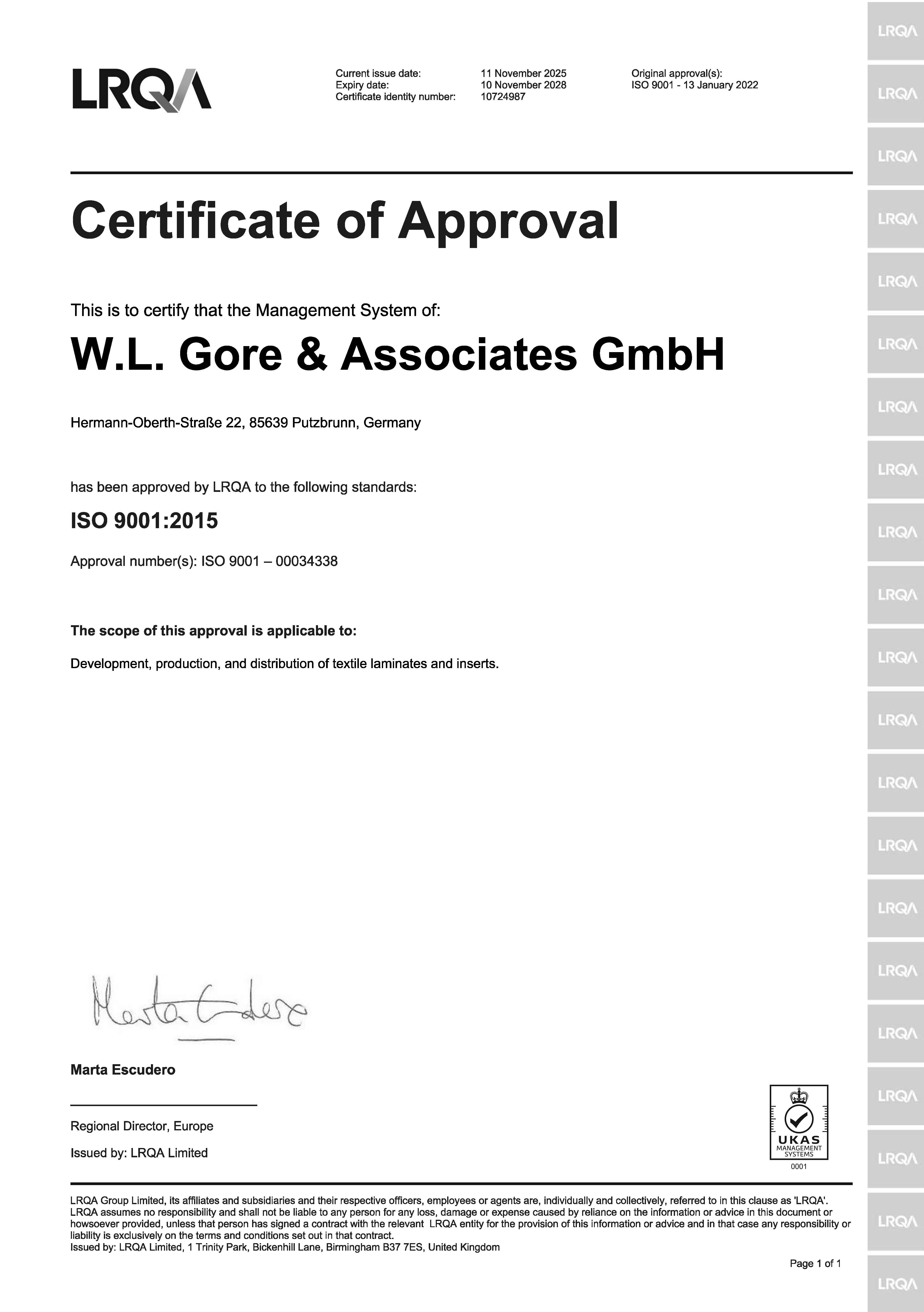 ISO 9001 Plant III, Putzbrunn, Germany