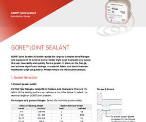 Istruzioni per il montaggio: GORE Joint Sealant